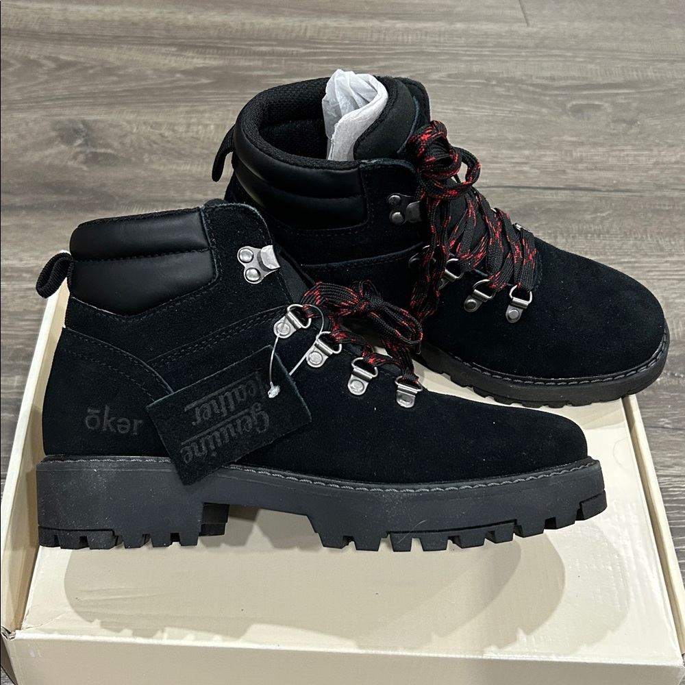 OKER Rachel leather women’s boots black